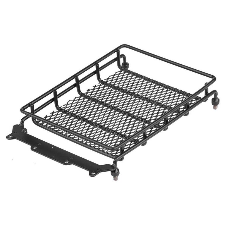 Dilwe RC Roof Rack Luggage, Model Vehicle Accessory Steel Luggage Tray Roof Rack for 1/10 RC Crawler Car(M) - Image 4